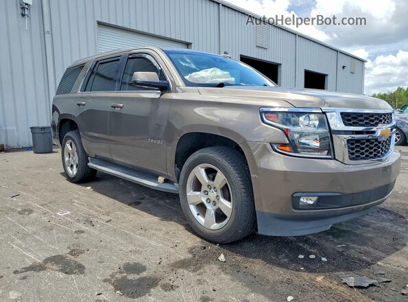 1GNSCBKC5GR318552 2016 CHEVROLET TAHOE Tan Delantero derecho