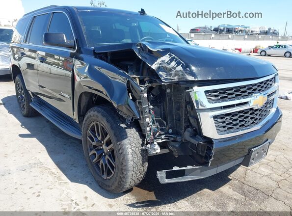 1GNSCBKC5GR338476 2016 CHEVROLET TAHOE Black Front view