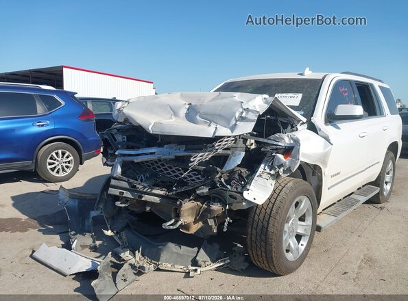 1GNSCBKC5HR178892 2017 CHEVROLET TAHOE White Առջևի ձախ երեք քառորդ տեսարան