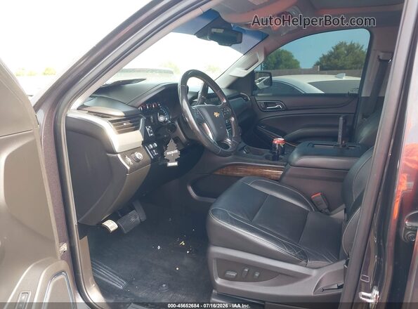 1GNSCBKC5JR268355 2018 CHEVROLET TAHOE Черный Вид салона спереди