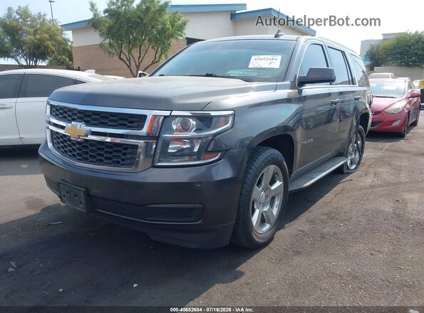 1GNSCBKC5JR268355 2018 CHEVROLET TAHOE Черный Передняя левая четверть