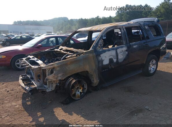 1GNSCBKC5LR210233 2020 CHEVROLET TAHOE Черный Передняя левая четверть