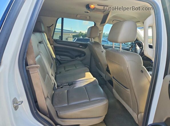1GNSCBKC6GR232022 2016 CHEVROLET TAHOE White უკანა სალონის ხედი