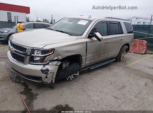 1GNSCBKC6HR273560 2017 CHEVROLET TAHOE Золотой Передняя левая четверть