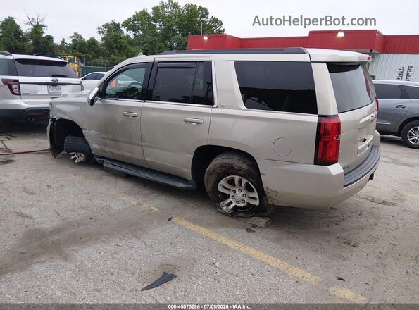1GNSCBKC6HR273560 2017 CHEVROLET TAHOE Золотой Задняя левая четверть
