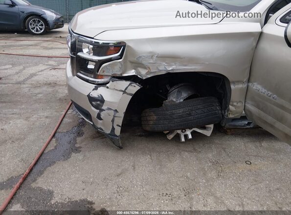 1GNSCBKC6HR273560 2017 CHEVROLET TAHOE Золотой Вид спереди