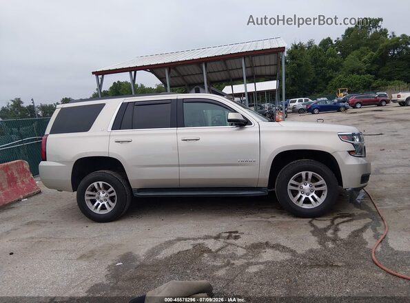 1GNSCBKC6HR273560 2017 CHEVROLET TAHOE Золотой Вид задней части салона