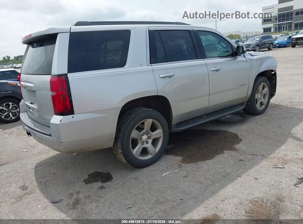 1GNSCBKC6JR350983 2018 CHEVROLET TAHOE Silver Հետևի աջ