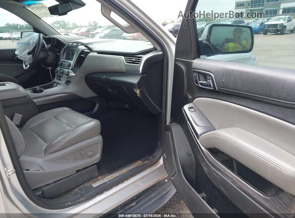1GNSCBKC6JR350983 2018 CHEVROLET TAHOE Silver Սալոնի դիմացի տեսք