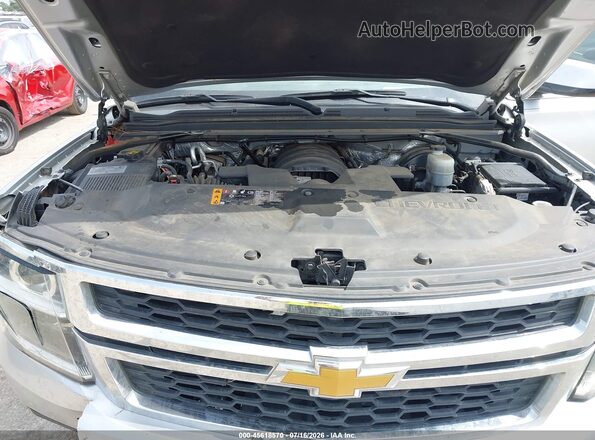 1GNSCBKC6JR350983 2018 CHEVROLET TAHOE Silver Հետևի տեսք