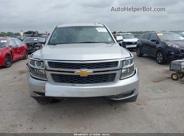 1GNSCBKC6JR350983 2018 CHEVROLET TAHOE Silver Սարքավորումների վահանակի տեսք