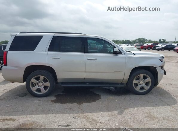 1GNSCBKC6JR350983 2018 CHEVROLET TAHOE Silver Սալոնի հետևի տեսք