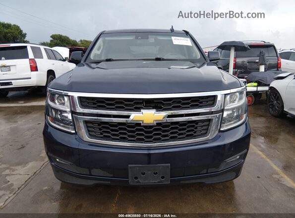 1GNSCBKC6KR167536 2019 CHEVROLET TAHOE Dark Blue Առջևի վահանակի տեսք