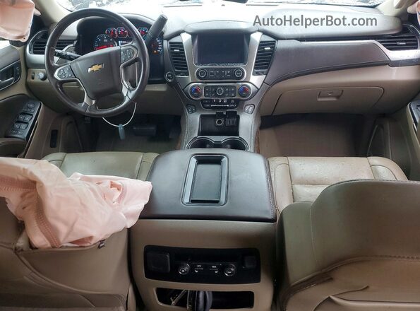 1GNSCBKC6KR233616 2019 CHEVROLET TAHOE Burgundy Vista del salpicadero