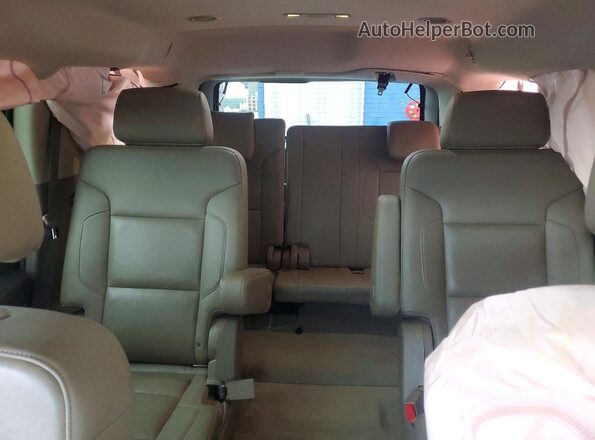 1GNSCBKC6KR233616 2019 CHEVROLET TAHOE Burgundy Vista de los asientos traseros