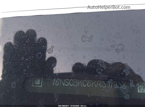 1GNSCBKC6KR391938 2019 CHEVROLET TAHOE Black ძრავის განყოფილების ხედი