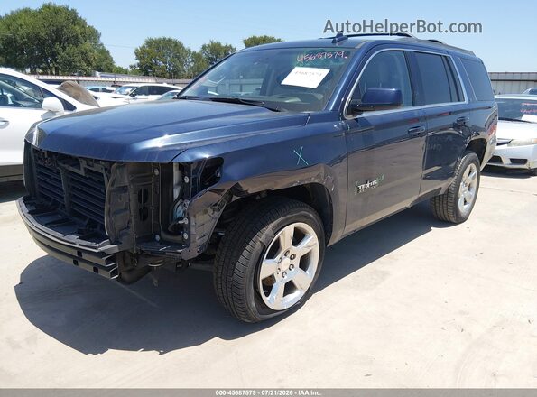 1GNSCBKC6LR101067 2020 CHEVROLET TAHOE Dark Blue Առջևի ձախ երեք քառորդ տեսարան