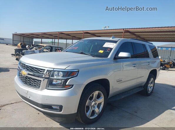 1GNSCBKC7GR397934 2016 CHEVROLET TAHOE Silver Առջևի ձախ երեք քառորդ տեսարան