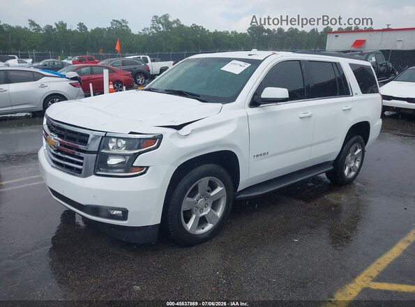 1GNSCBKC7JR395432 2018 CHEVROLET TAHOE White Front left