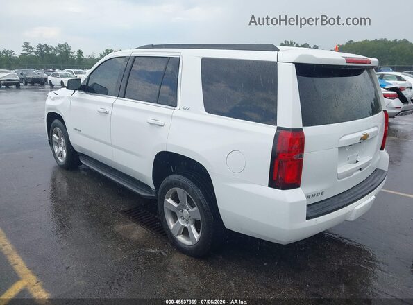 1GNSCBKC7JR395432 2018 CHEVROLET TAHOE White Rear left