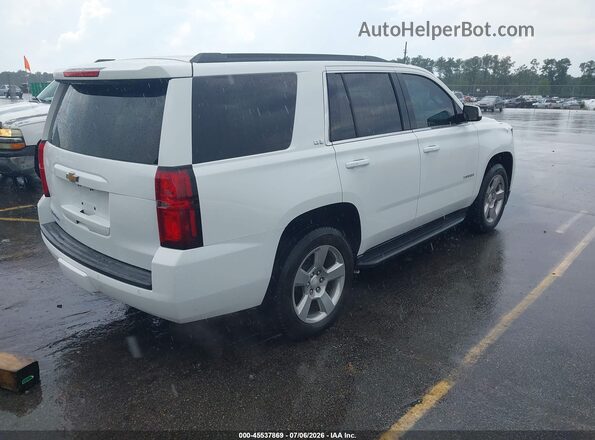 1GNSCBKC7JR395432 2018 CHEVROLET TAHOE White Rear right
