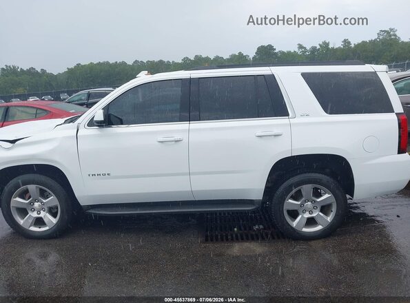 1GNSCBKC7JR395432 2018 CHEVROLET TAHOE White 360 interior view