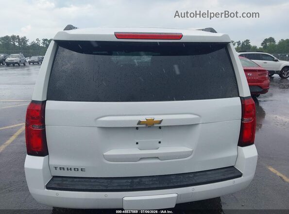 1GNSCBKC7JR395432 2018 CHEVROLET TAHOE White 