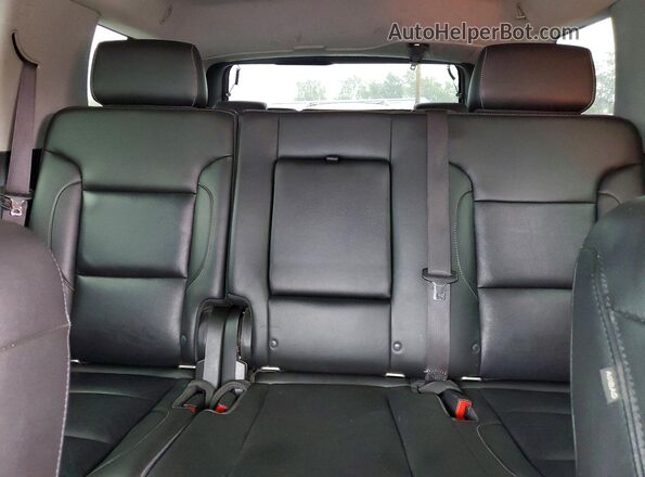 1GNSCBKC8GR384044 2016 CHEVROLET TAHOE Black Widok tylnych siedzeń