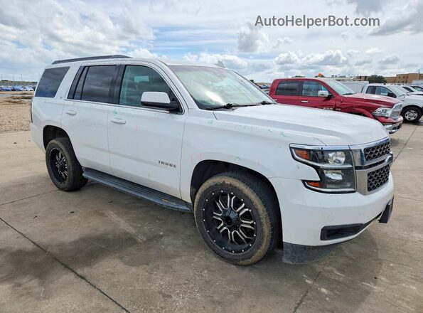 1GNSCBKC8JR335126 2018 CHEVROLET TAHOE White Przód prawy