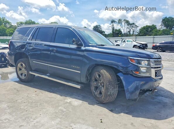 1GNSCBKC9HR228824 2017 CHEVROLET TAHOE Синий Передняя правая четверть