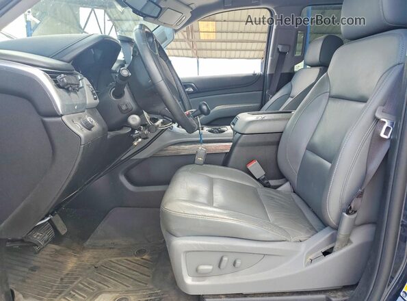 1GNSCBKC9HR228824 2017 CHEVROLET TAHOE Синий Вид салона спереди