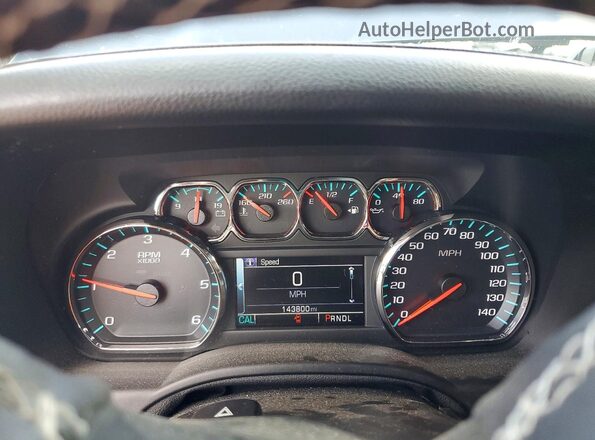 1GNSCBKC9HR228824 2017 CHEVROLET TAHOE Синий Вид щитка приборов