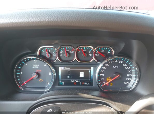 1GNSCBKC9KR303271 2019 CHEVROLET TAHOE Burgundy უკანა სავარძლების ხედი