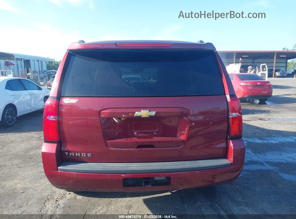 1GNSCBKC9KR303271 2019 CHEVROLET TAHOE Burgundy 