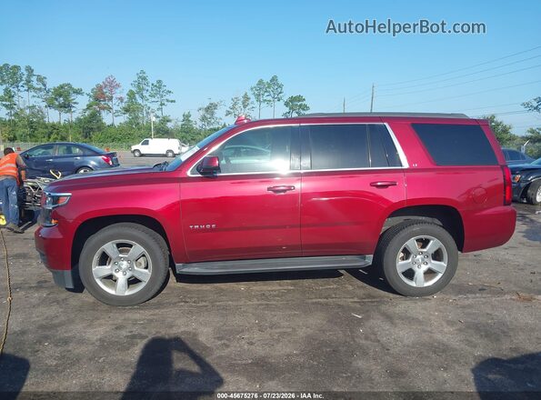 1GNSCBKC9KR303271 2019 CHEVROLET TAHOE Burgundy სალონის 360-გრადუსიანი ხედი