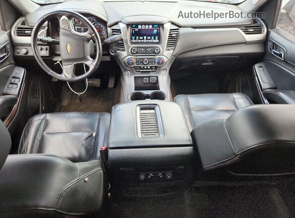 1GNSCBKCXGR125734 2016 CHEVROLET TAHOE Black წინა პანელის ხედი