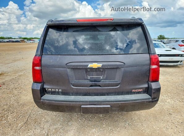 1GNSCBKCXGR125734 2016 CHEVROLET TAHOE Black უკანა ხედი