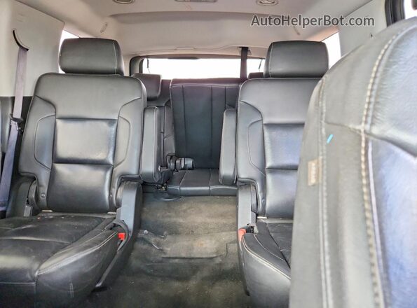 1GNSCBKCXGR125734 2016 CHEVROLET TAHOE Black უკანა სავარძლების ხედი