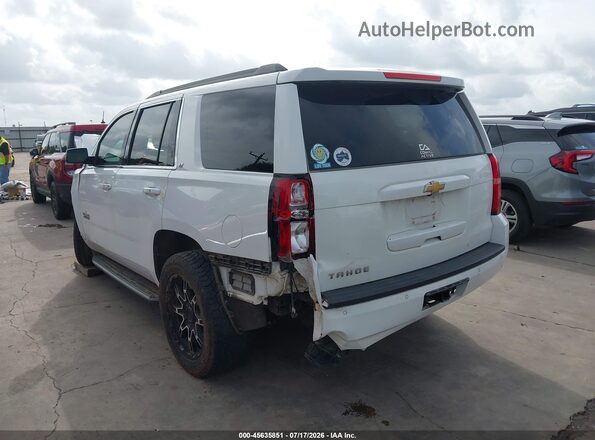 1GNSCBKCXGR132635 2016 CHEVROLET TAHOE White უკანა მარცხენა