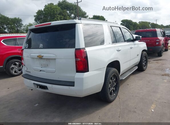 1GNSCBKCXGR132635 2016 CHEVROLET TAHOE White უკანა მარჯვენა