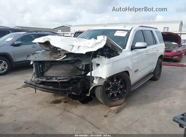 1GNSCBKCXGR132635 2016 CHEVROLET TAHOE White წინა ხედი