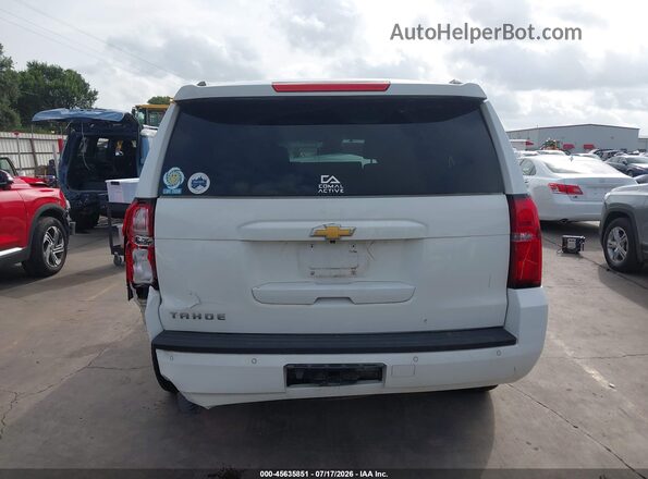 1GNSCBKCXGR132635 2016 CHEVROLET TAHOE White 