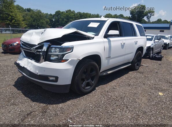 1GNSCBKCXGR255593 2016 CHEVROLET TAHOE White Առջևի ձախ երեք քառորդ տեսարան