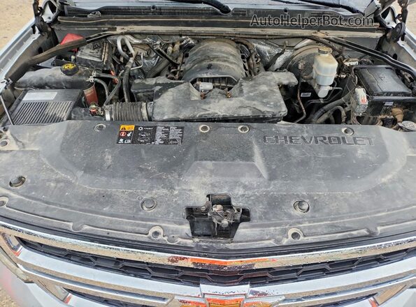 1GNSCBKCXGR460217 2016 CHEVROLET TAHOE Серебряный Вид подкапотного пространства