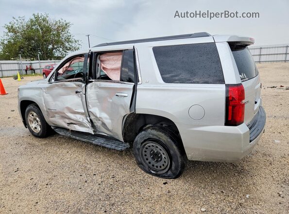 1GNSCBKCXGR460217 2016 CHEVROLET TAHOE Серебряный Задняя левая четверть