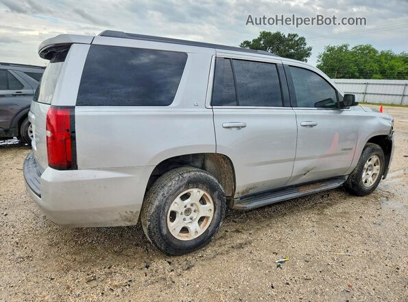 1GNSCBKCXGR460217 2016 CHEVROLET TAHOE Серебряный Задняя правая четверть