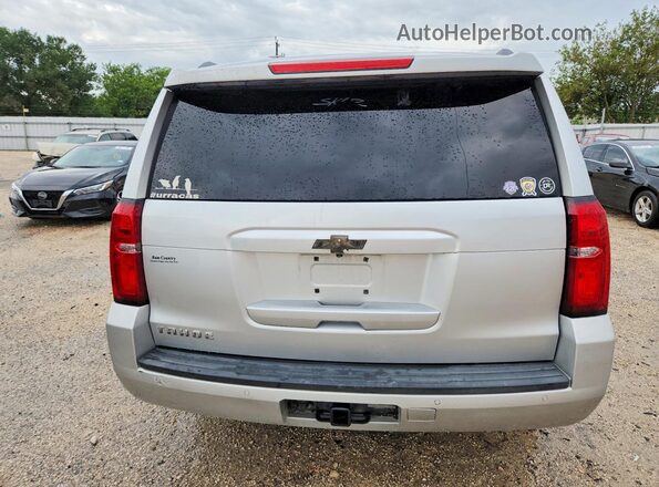 1GNSCBKCXGR460217 2016 CHEVROLET TAHOE Серебряный Вид сзади