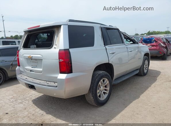 1GNSCBKCXHR131440 2017 CHEVROLET TAHOE Серебряный Задняя правая четверть