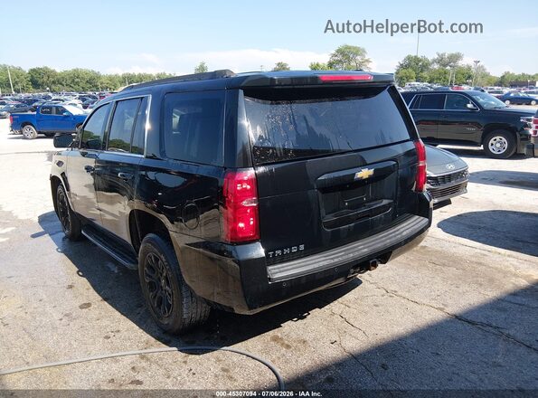 1GNSCBKCXJR247646 2018 CHEVROLET TAHOE Black Tył lewy