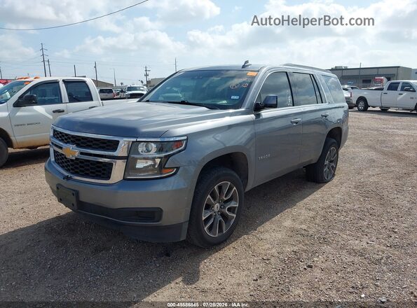 1GNSCBKCXKR373328 2019 CHEVROLET TAHOE Серый Передняя левая четверть